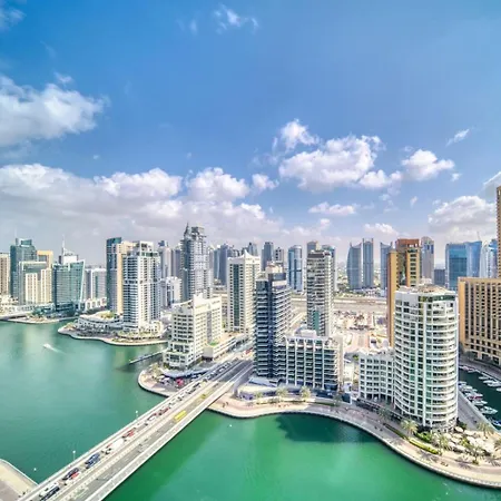 Spacious 1Br With Full Marina View Dubai Exterior foto